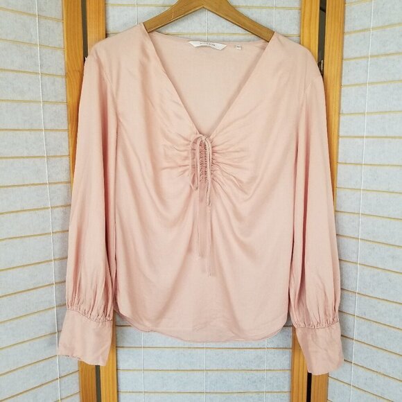 Rebecca Taylor Tops - Rebecca Taylor Blouse Top Long Sleeves Blush Pink Size 4 MSRP $265